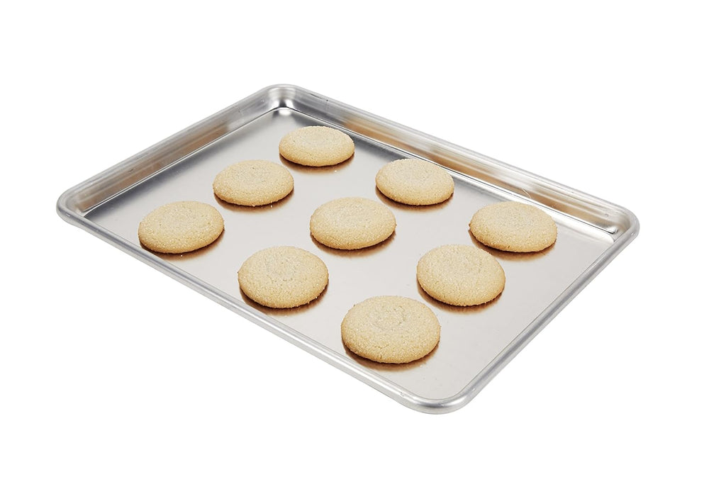 Vollrath Wear-Ever Half-Size Sheet Pan - 18" x 13" Aluminum | Durable Open-Bead Design, NSF Certified