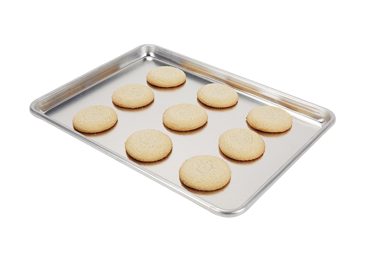 Vollrath Wear-Ever Half-Size Sheet Pan - 18" x 13" Aluminum | Durable Open-Bead Design, NSF Certified