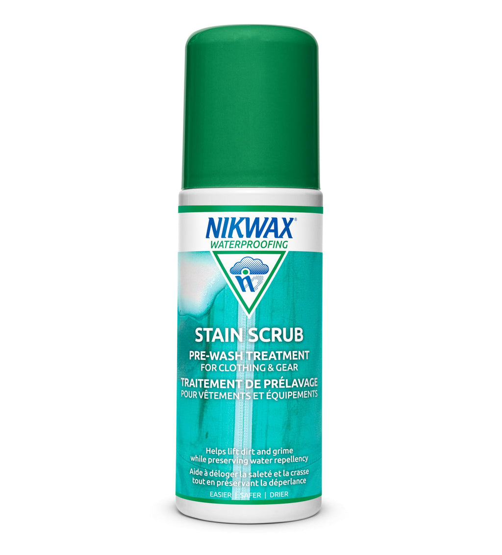 Nikwax Stain Scrub, Pre-Wash Treatment, Removes Stubborn Stains on Outdoor Clothing, Outerwear, Insulated and Down Jackets, Gore-Tex and other Waterproof Gear