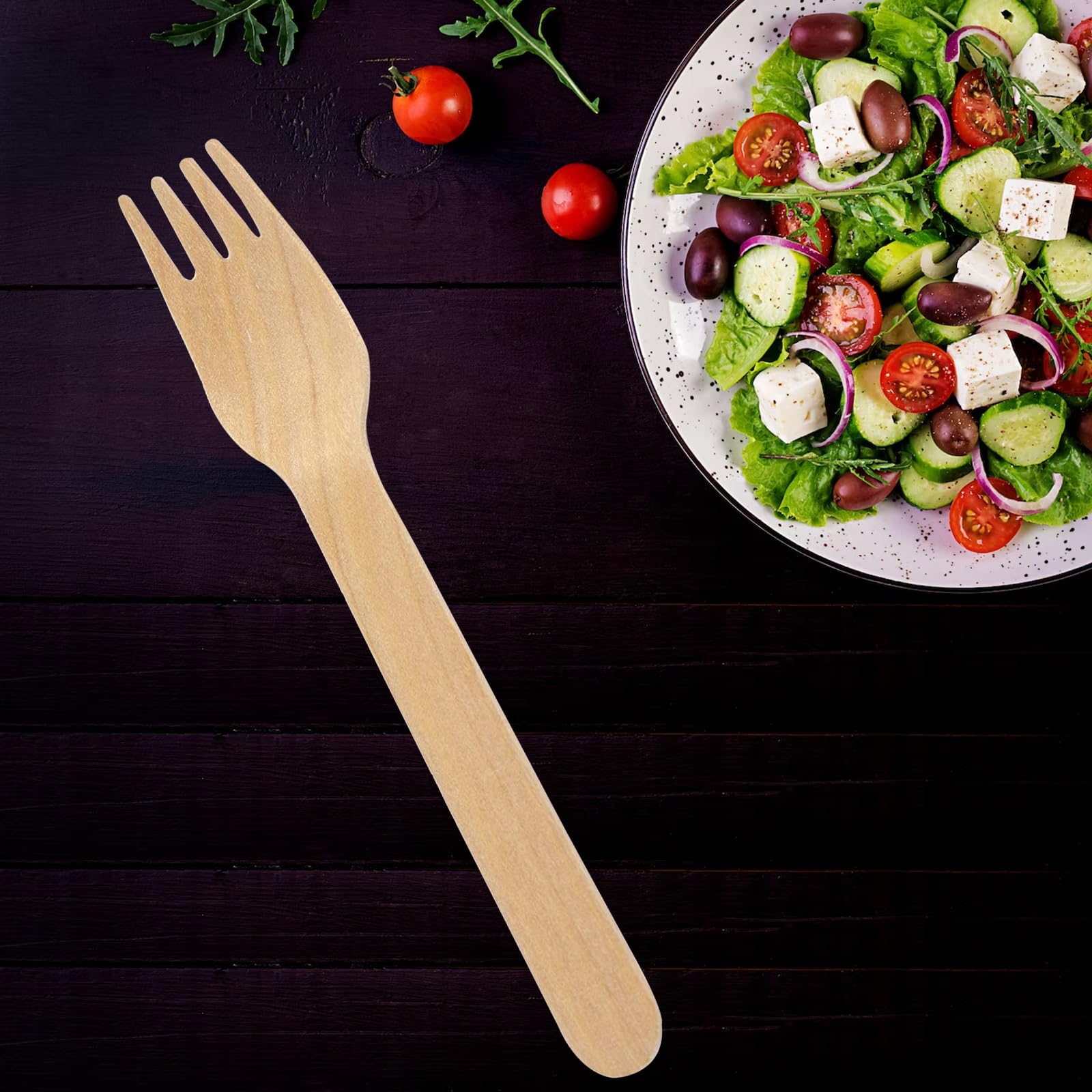 Perfect Stix Disposable Wooden Forks, 6" pack of 1000