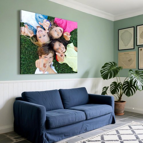 Custom Canvas Prints by [Brand Name] - Personalized Wall Art for Weddings, Family, Pets | 12x12 Wrapped Frame