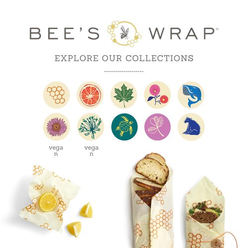 Bee's Wrap ReKindle Natural Fire Starters - 25 Fires - Made in USA Fire Starter from Organic Beeswax Wraps for Food - Safe for Indoor/Outdoor Use