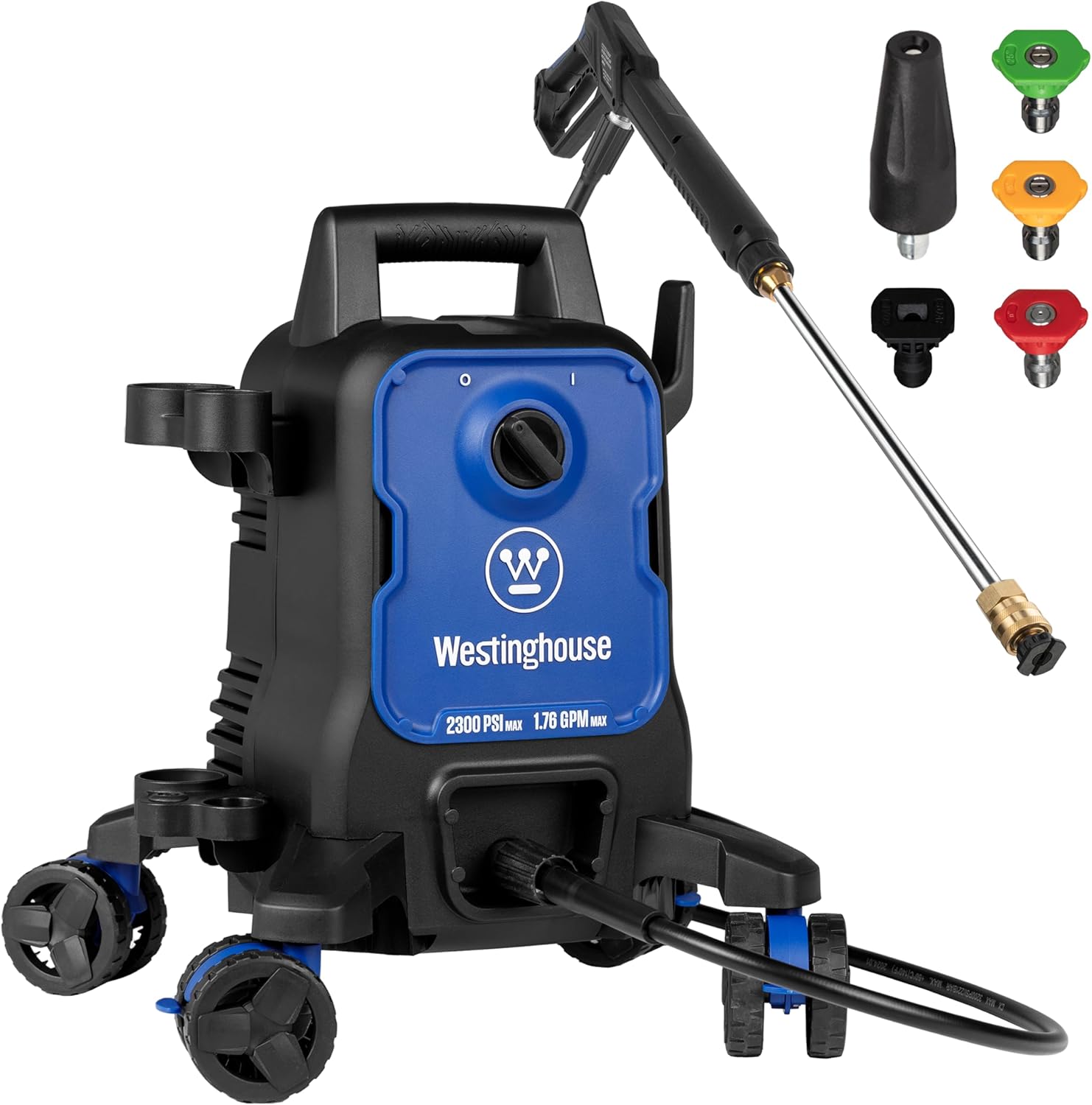 Westinghouse ePX3100 Electric Pressure Washer - 2300 PSI, 1.76 GPM, Anti-Tipping, Soap Tank, Pro Wand & Nozzles