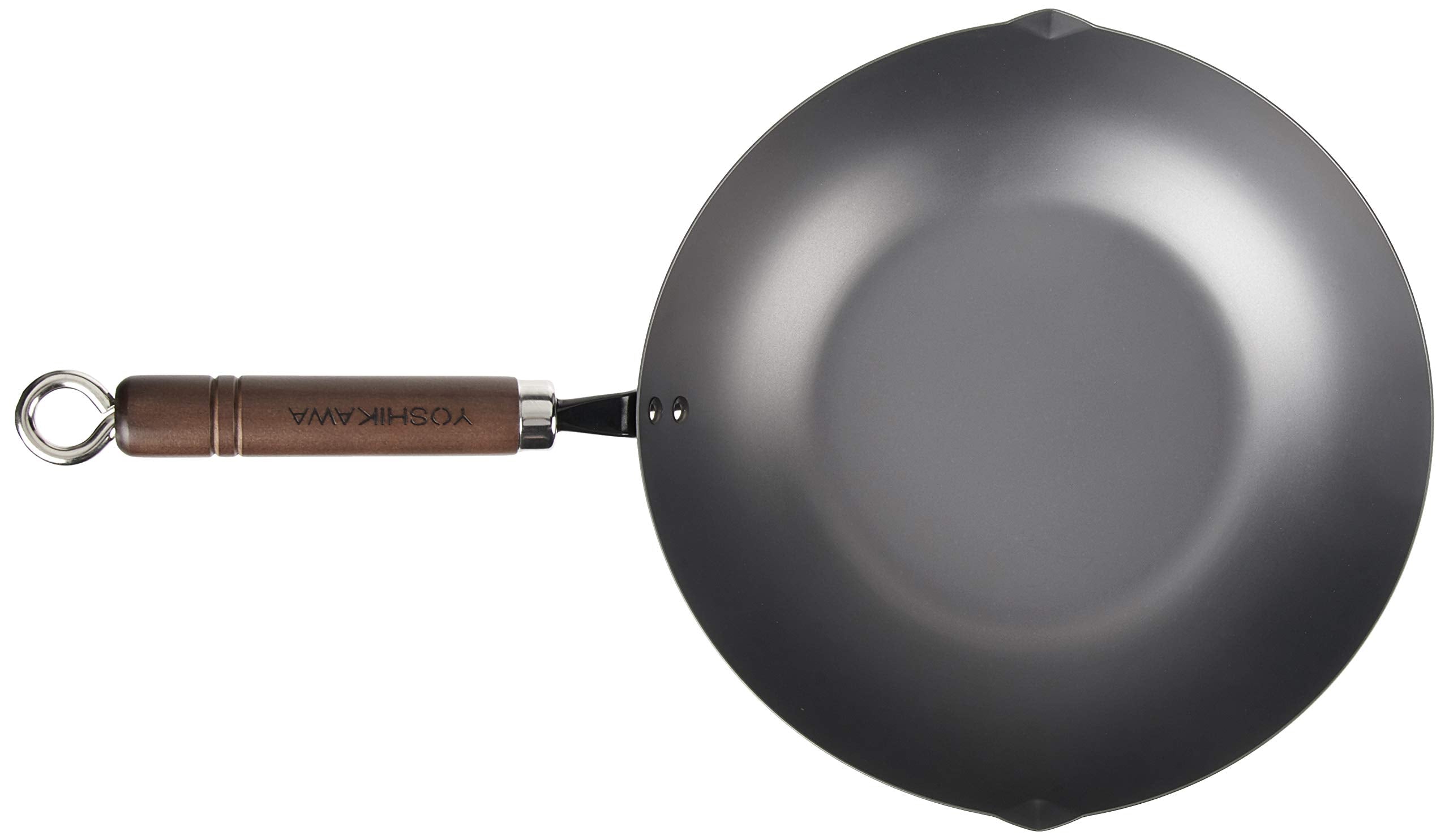 Yoshikawa 89911-6 Black Steel Fry Pan, 11