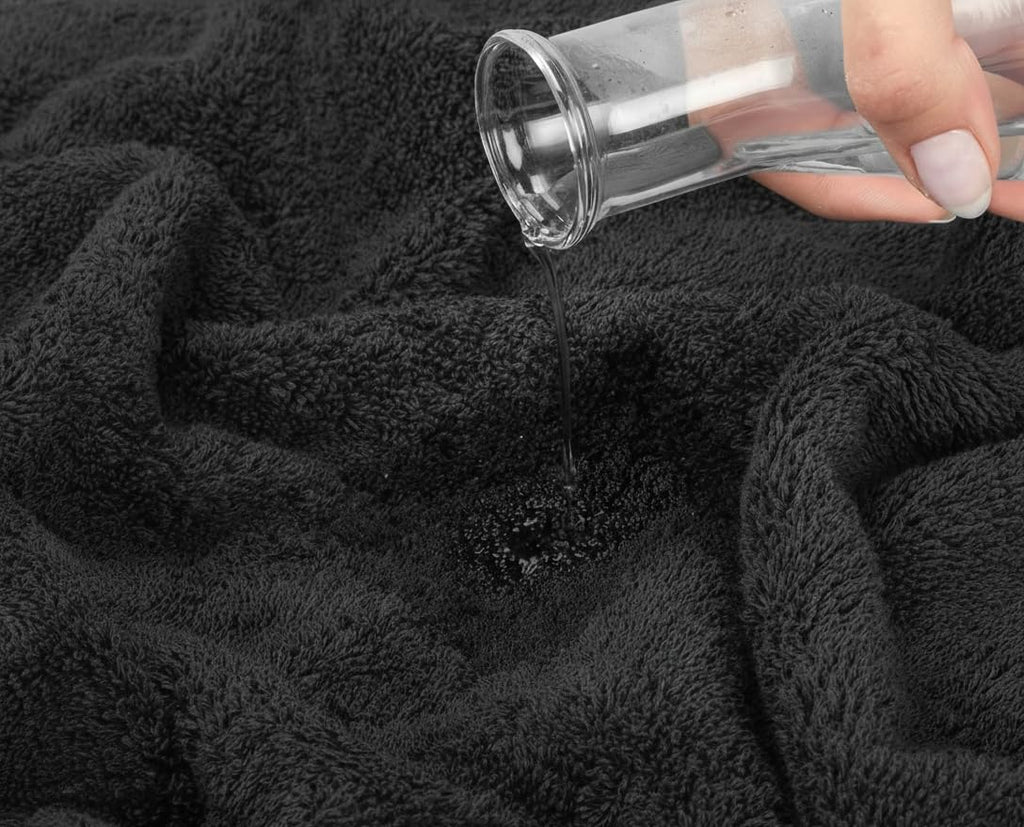 Cinara Bed & Bath Premium 100% Cotton Hand Towels – Soft, Quick Dry & Highly Absorbent – 16x27 Inches, Pack of 24 – Ideal for Bathroom, Salon, Gym, Spa & Everyday Use – Charcoal Grey