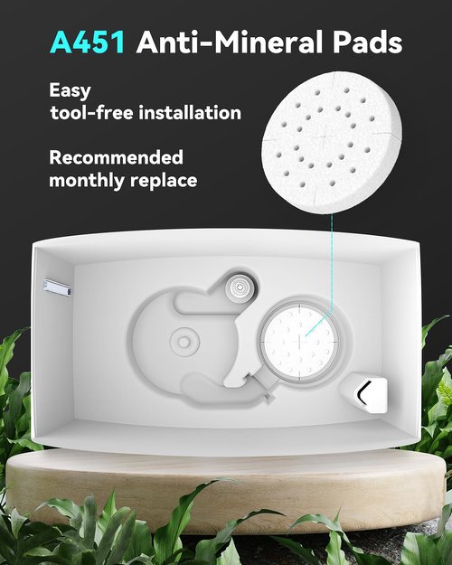 Leemone 12 Pack A451 Anti-Mineral Pads Compatible with BONECO S200, S250 & S450 Steam Humidifiers