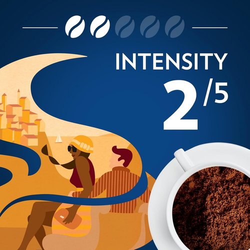 Lavazza Costiera Gran Aroma Ground Coffee - Light Roast, Smooth 100% Arabica, 12oz Bag