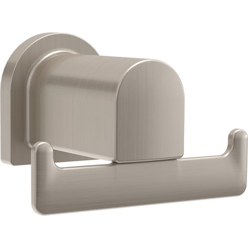 Peerless PA419-BN Xander Double Towel Hook, SpotShield Brushed Nickel