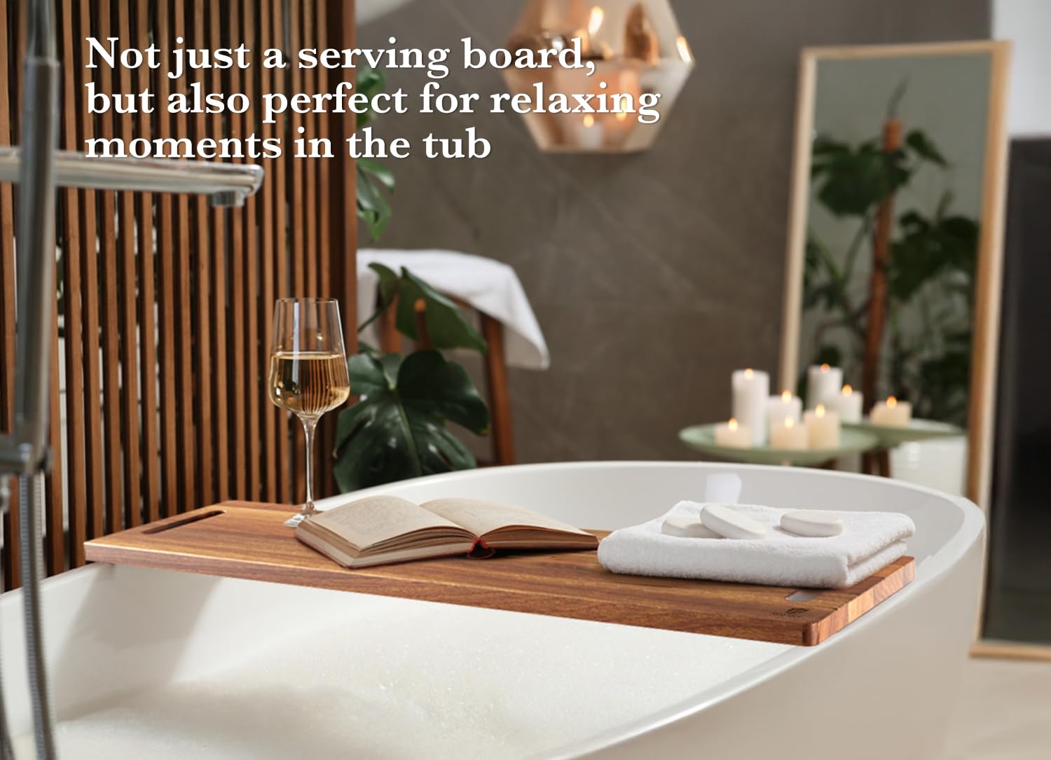 Dofira Large Charcuterie Board – Featuring Built-In Side Handles, 32" Acacia Wood Serving Board for Cheese, Meat & Appetizers – Extra Long Kitchen Platter for Gatherings, BBQ & Home Decor