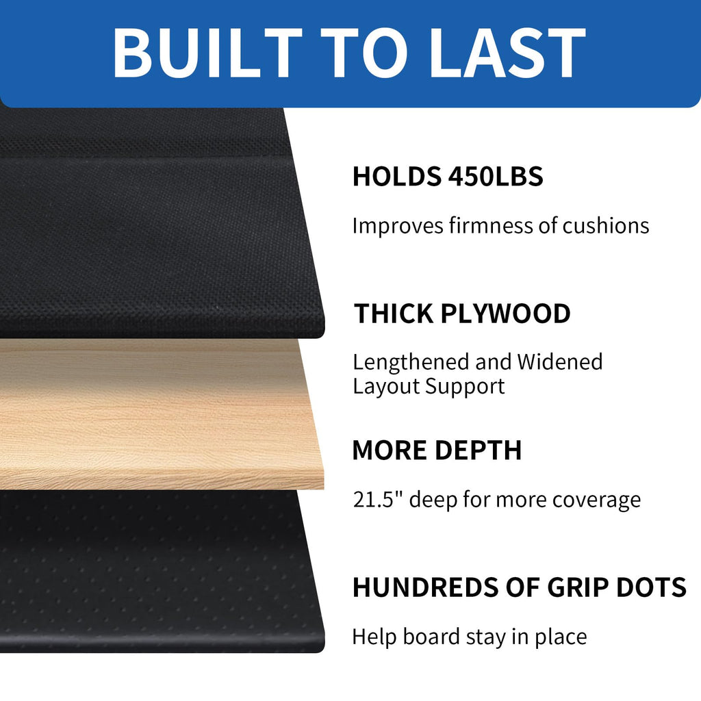 THMINS Heavy Duty Sofa Cushion Support Board for Sagging Sofas, 21.5''x 70'' Laminated Wood Sofa Cushion Support Board, Deep Support and Seat Protection