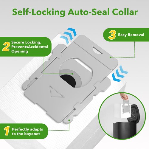 20 Pack Vacuum Bags for iRobot Roomba i7 i7+ i8 i8+ i3 i3+ i4 i4+ i6 i6+ j7 j7+ s9 s9+, s9plus, I & S & J Series Clean Base Automatic Dirt Disposal Bags
