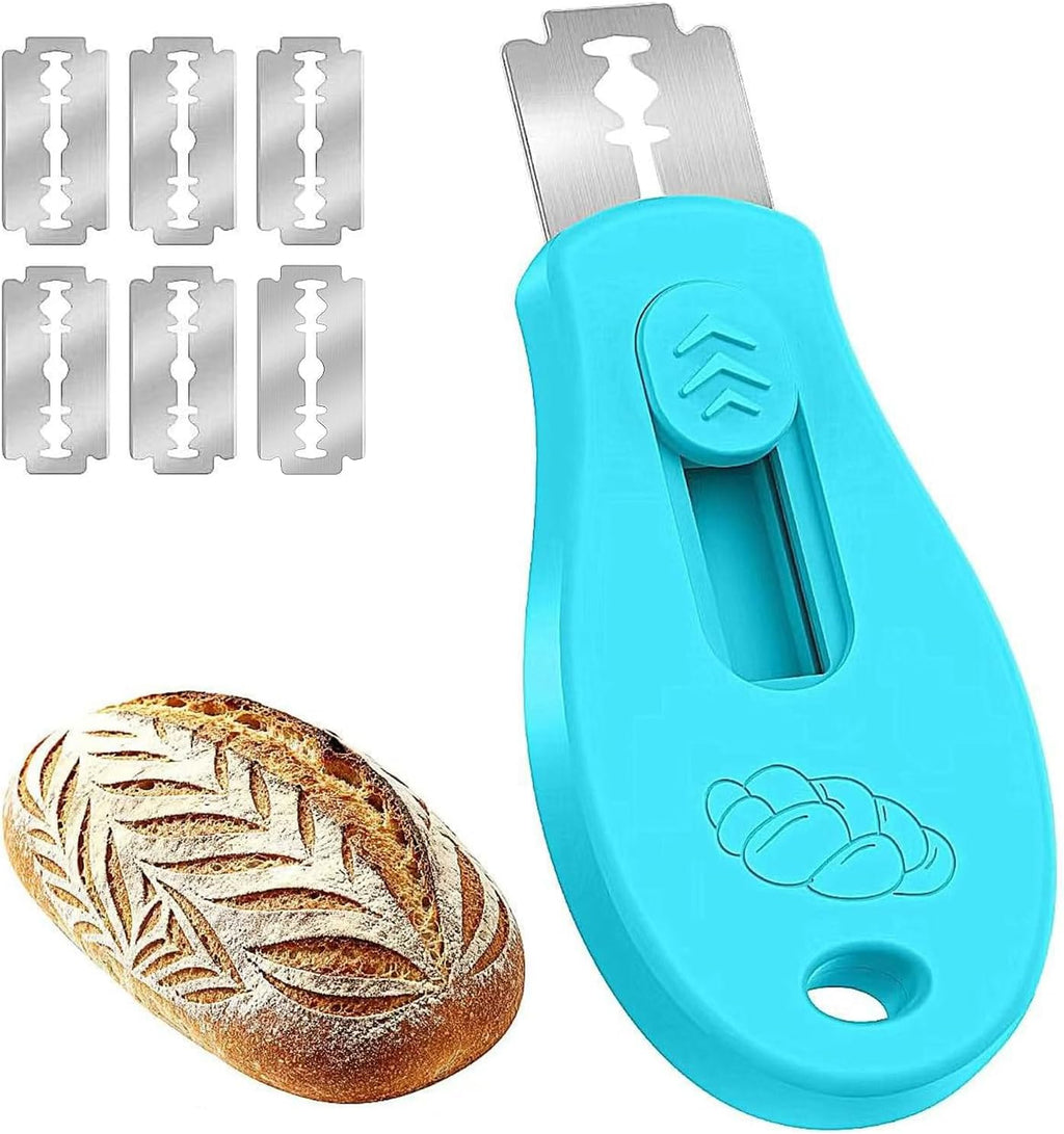 Skiennix Bread Lame - Magnetic Sourdough Scoring Tool with 5 Razor Blades | Perfect for Homemade Bread