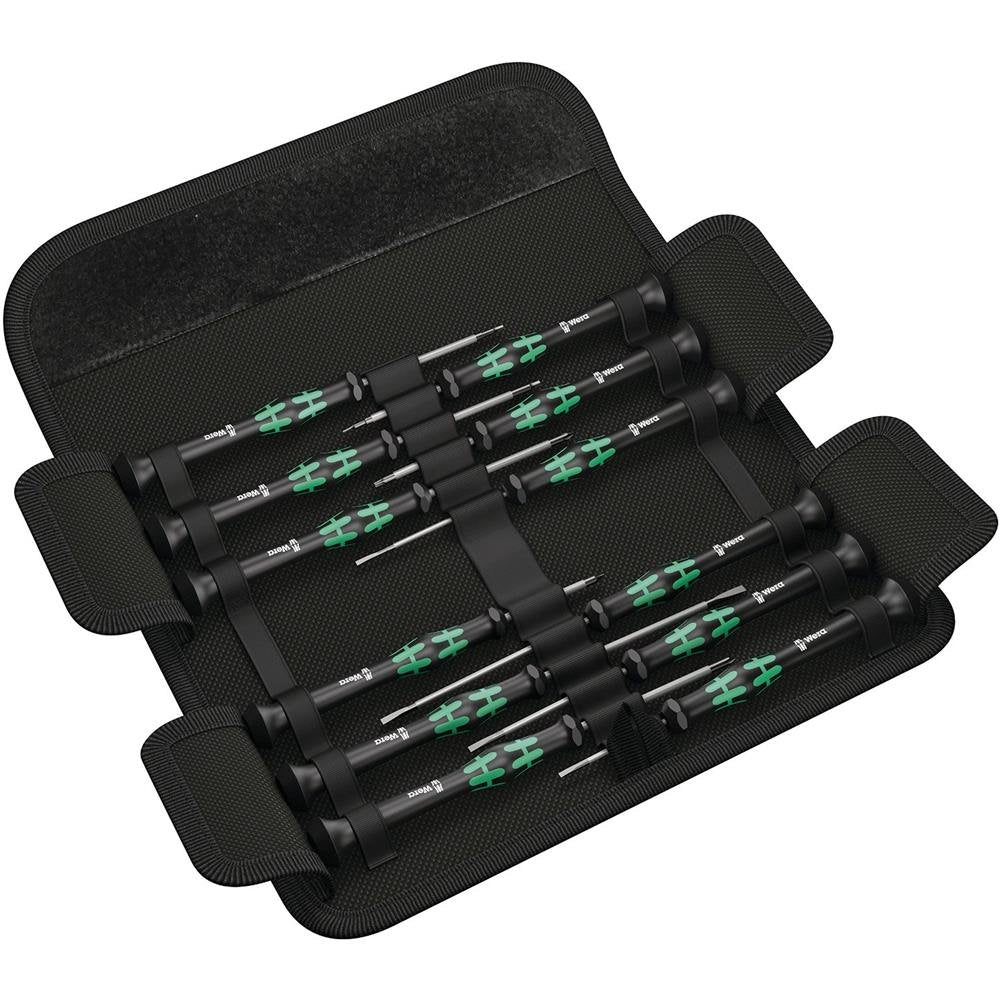 Wera Screwdriver Set - Kraftform Micro-Set of 12 | Precision Tools for Small Screws