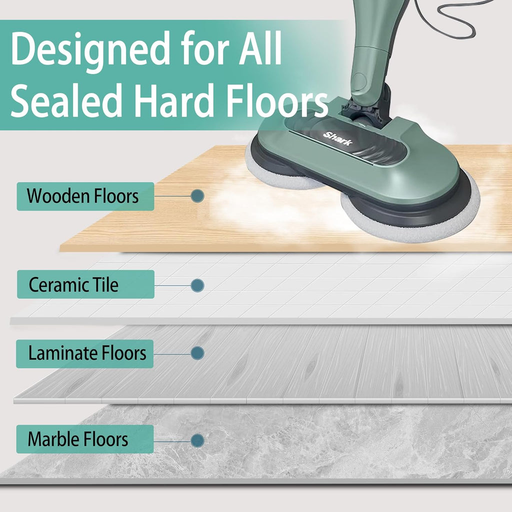 Shark 12 Pack S8201 Replacement Steam Mop Pads - All-in-One Scrubbing Mop Pads for S7001, S8001, S7201 Models