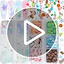 Qdsuh 12-Grid Holographic Christmas Nail Glitter Sequins Snowflake Art