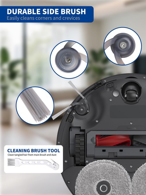 CHIKIXSON Saros 10R Replacement Parts & Accessories for Roborock Saros 10R Robot Vacuum, 24 Pack Quality Accessories for Better Cleaning Performance