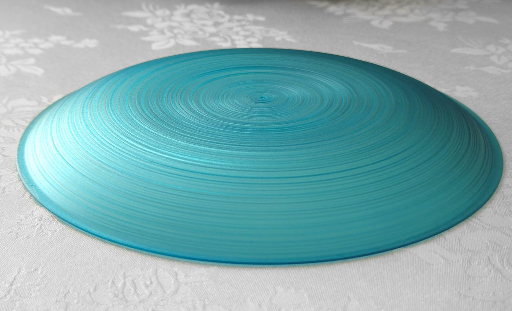 " OCCASIONS " 120 Plates Pack,(60 Guests) Premium Wedding Party Disposable Plastic Plates Set -60 x 10'' Dinner + 60 x 7'' Salad/Dessert (Belize, Aqua & Gold)