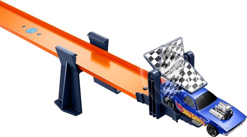 Hot Wheels RC Toy Car Set - 1:64 Scale Remote-Control Vehicle with 30+ Race Track Pieces