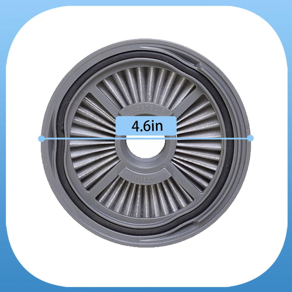Aolleteau 1543 Filter Compatible with Bissell Symphony Pet All-in-One Vacuum and Steam Mop 1543 Series, 15436, 15437, 15438, Compare to Part# 1606886 （1 Pack Vacuum Filter & 1 Pack Foam Filter）