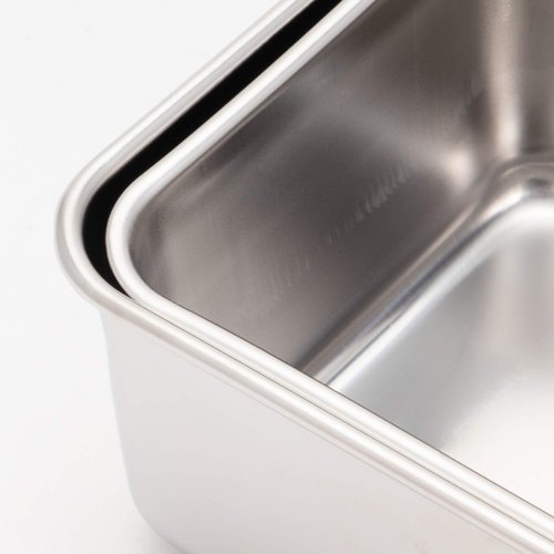 Endo Shoji TKG AYK11004 Seasoning Condiment Container, Length 17.1 x 5.7 x 2.4 inches (435 x 145 x 60 mm), Storage Container, Various Uses, Made of Rust Resistant Stainless Steel, Hygienic, Commercial