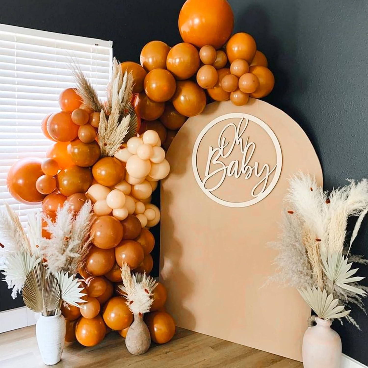 PartyWoo Burnt Orange Balloons - 100pcs 12 Inch Terracotta Rust Fall Decor for Weddings & Events