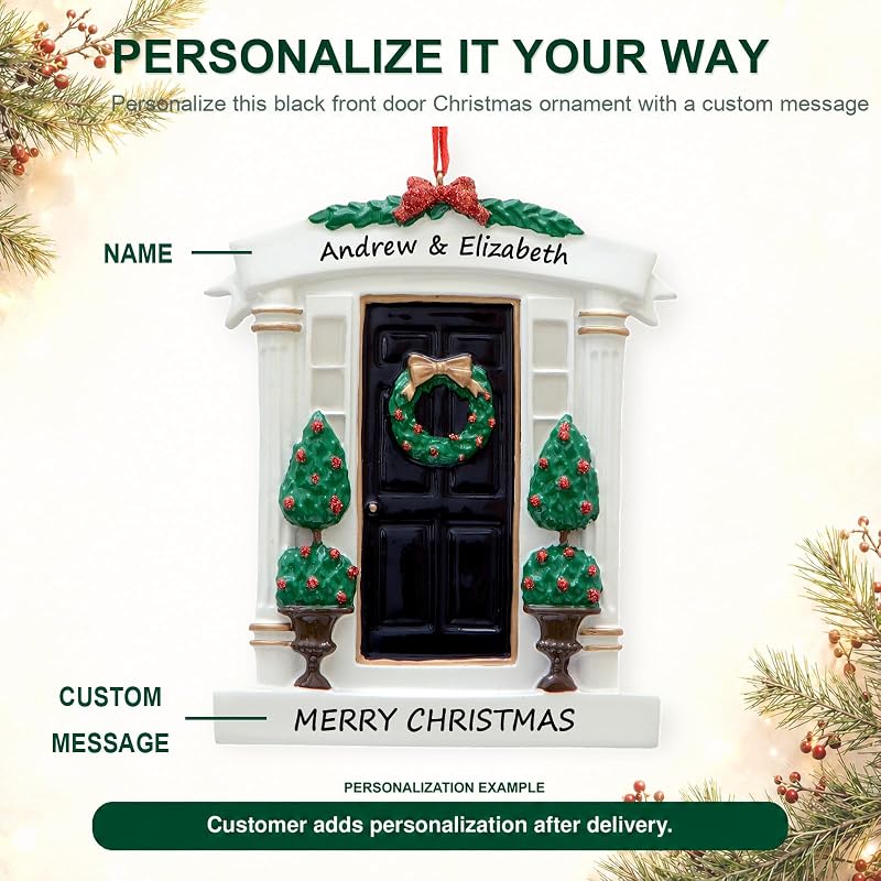 Personalized First Home Christmas Ornament - 2026 Keepsake