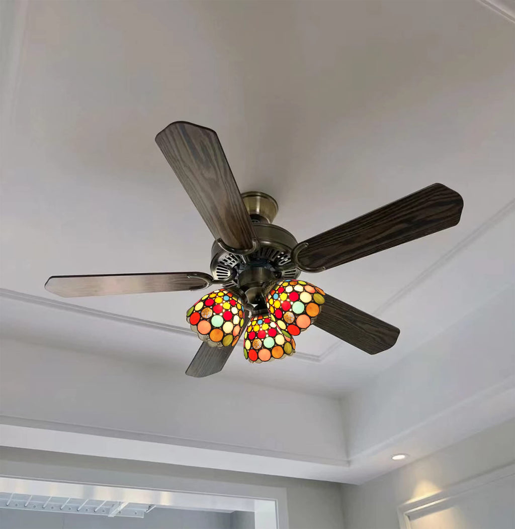 HMJ80021-Tiffany lamp Shade-Church Glass Shade