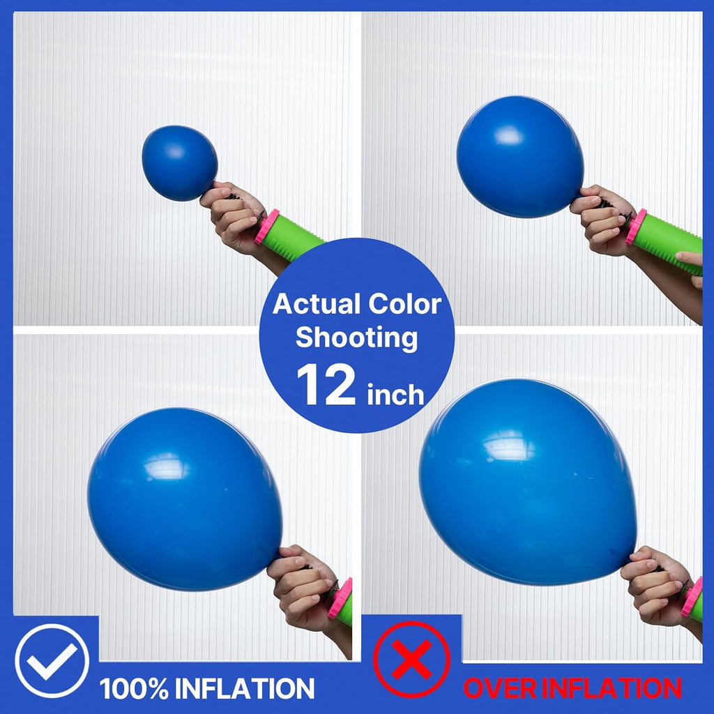PartyWoo Royal Blue Balloons - 50 Pack of 12-Inch Dark Blue Latex for Weddings & Celebrations