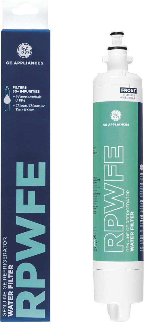 GE RPWFE Water Filter - Genuine Replacement for Lead & Impurity Reduction | 6-Month Lifespan, Pack of 1