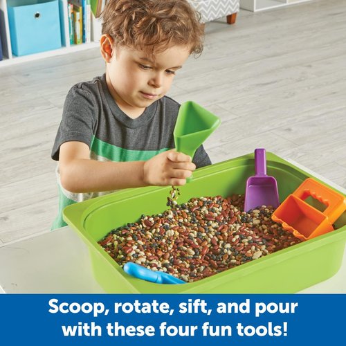 Learning Resources Helping Hands Sensory Scoops - Fidget Sand Toys for Fine Motor Skills | Toddler Play Set
