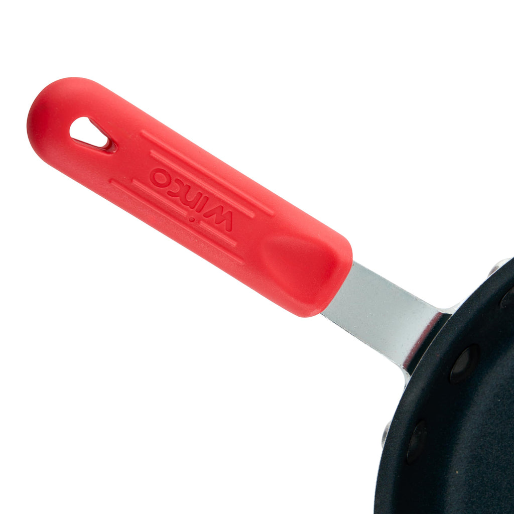 Winco Commercial-Grade Aluminium Fry Pan/Skillet, Non-Stick Finish with Cool Touch Handle, 8"