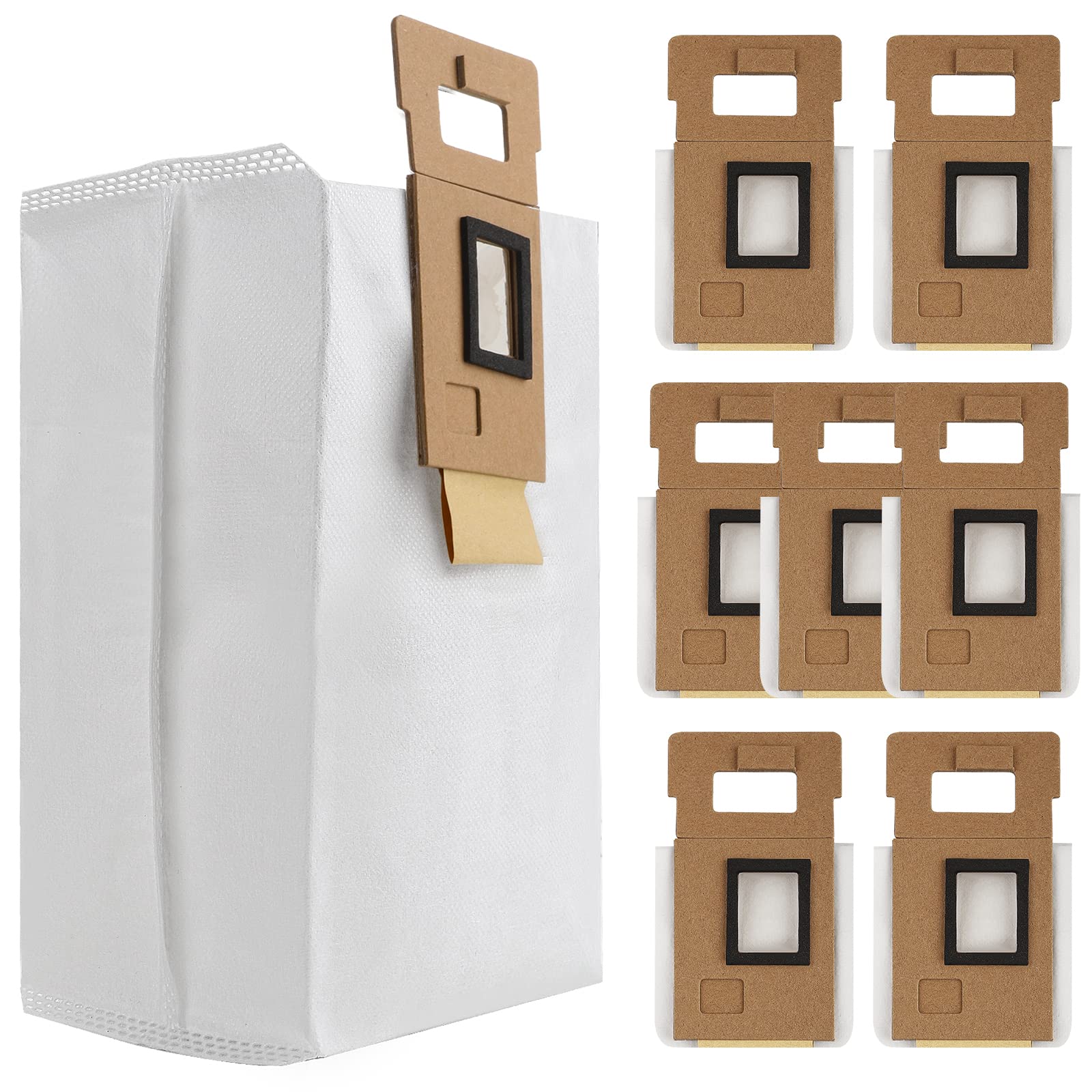 Dust Bag for Roborock S7/S7+ Vacuum Cleaner Auto-Empty Dock, 3L Large Capacity Cleaner Bag 7pack