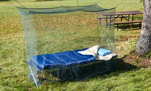 10 Pack Mosquito Netting for Camping - Mosquito Net Tent, Perfect for Scout Camps - Compact and Lightweight Bug Nets for Camping - Mosquito Netting for Bed - Fits Sleeping Bags or Cot