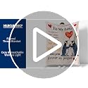 Penguin Lover Throw Blanket, Soft Cozy Fleece Gift for Couples 60"x50"
