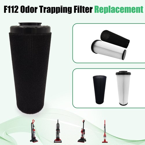 Vacuum Filter for Dirt Devil F112 Endura Replacement, Replaces AD47936, compatible with Odor Trapping Dirt Devil Filter F112 UD20120NC/UD70161/UD70167/UD70181/UD70187/UD70171-2 Pack