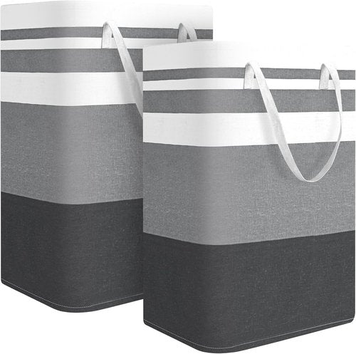 Large Laundry Basket by [Brand Name] - Waterproof Collapsible Hamper with Extended Handles | 75L Capacity for Clothes & Toys