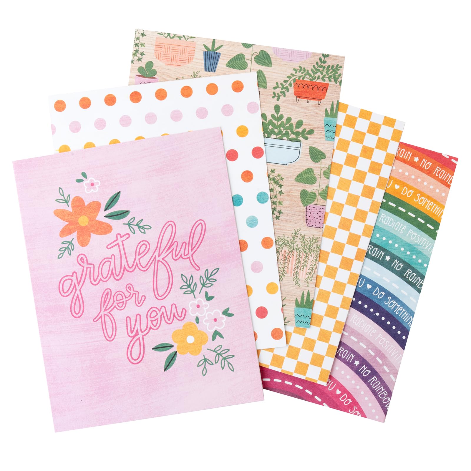 Paige Evans Blank Greeting Cards and Envelopes, 40pk - A2 Envelopes with Assorted Cards for All Occasions and Thank You Notes - 10 Unique Designs, Reasons to Smile
