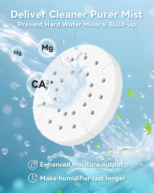 Leemone 12 Pack A451 Anti-Mineral Pads Compatible with BONECO S200, S250 & S450 Steam Humidifiers