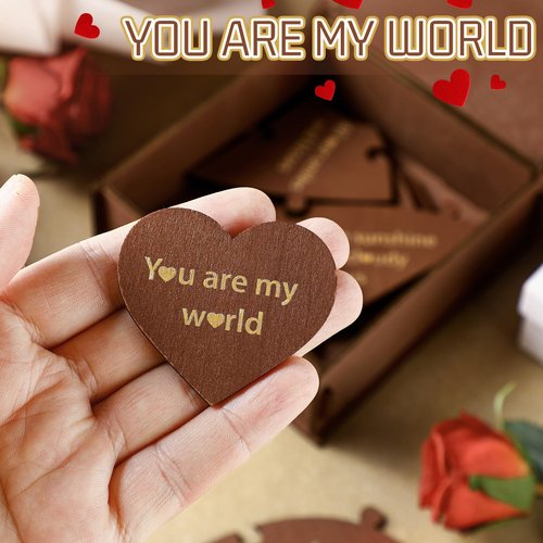 Seenelling Reasons Why I Love You Gift for Him Her, Valentine Romantic Heart Puzzle Box,12 Reasons Heart Puzzle for Girlfriend Boyfriend Wife Husband, I Love You Mom, Relationship Gifts Ideas