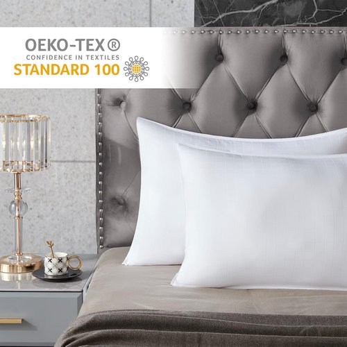 Lifewit Queen Size Bed Pillows - Soft Supportive Cooling Pillows for Side, Stomach & Back Sleepers | Set of 2
