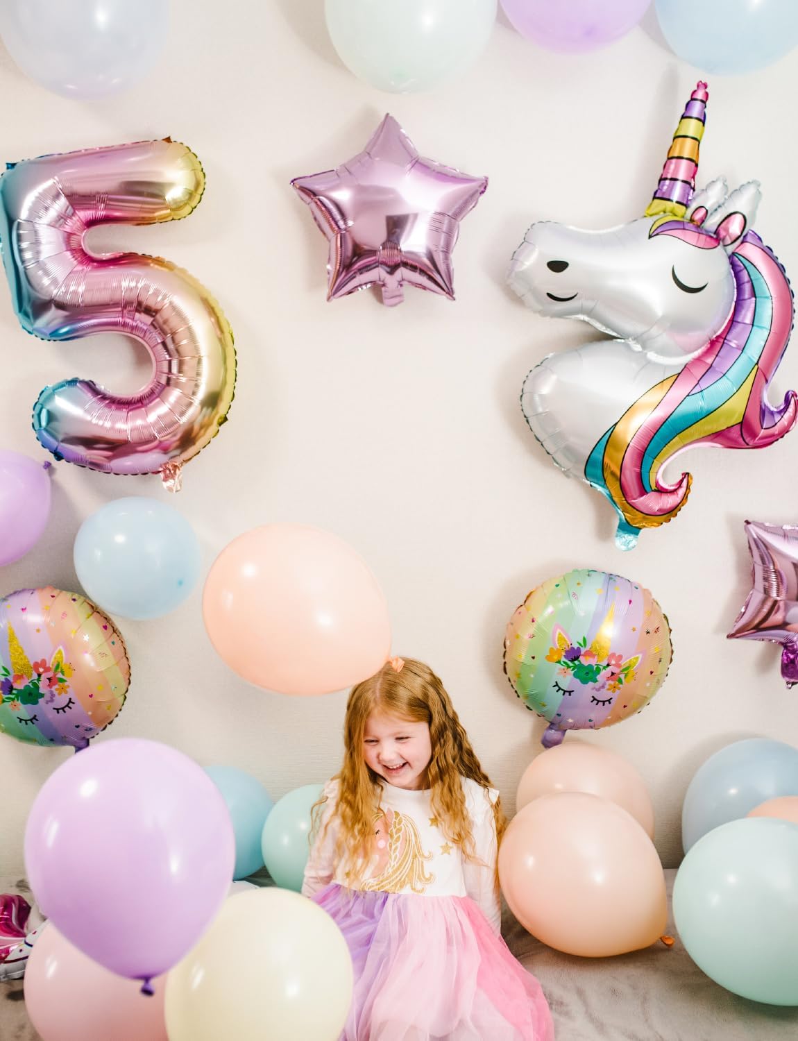Pastel Balloons - 12 Inch Assorted Rainbow Balloons | 60 Pcs for Easter, Baby Showers & Parties