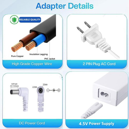 HUZUM 4.5V Power Adapter - 12 Output Jacks for Lemax Lighted Christmas Miniature Decor