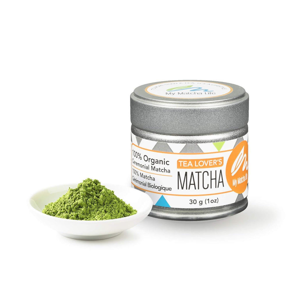 My Matcha Life® Organic Ceremonial Matcha Green Tea Powder - Pure Japanese Matcha, Smooth Flavor, 30 Servings, Vegan & Gluten-Free