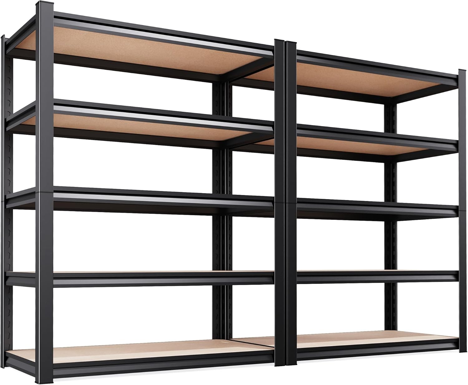 Regine Switzerland 71" Garage Shelving | Heavy-Duty 5-Tier Metal Storage Unit - 2050LBS Capacity, Adjustable Design