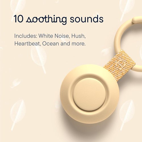 Hatch Go - Portable Sound Machine for Babies | 10 Soothing Sounds & White Noise | Travel-Friendly Honey