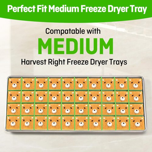 5 Sets Freeze dryer Tray Dividers For Harvest Right Freeze Dryer Medium Trays. Adjustable Locking Grid for The Cube Freeze Dryer,Freeze Dryer Accessories