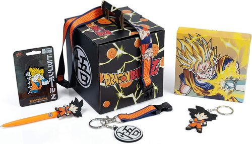 Dragon Ball Z Goku Collector Looksee Box - 5 Themed Toy Collectibles for Geeky Fans