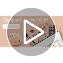 Niece Compact Mirror - Inspirational Makeup Gift for Niece from Aunt