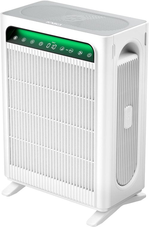 KNKA Air Purifier - HEPA Air Cleaner for Large Rooms Up to 1,695 Ft² | Washable Pre-Filter, Eco & Sleep Modes