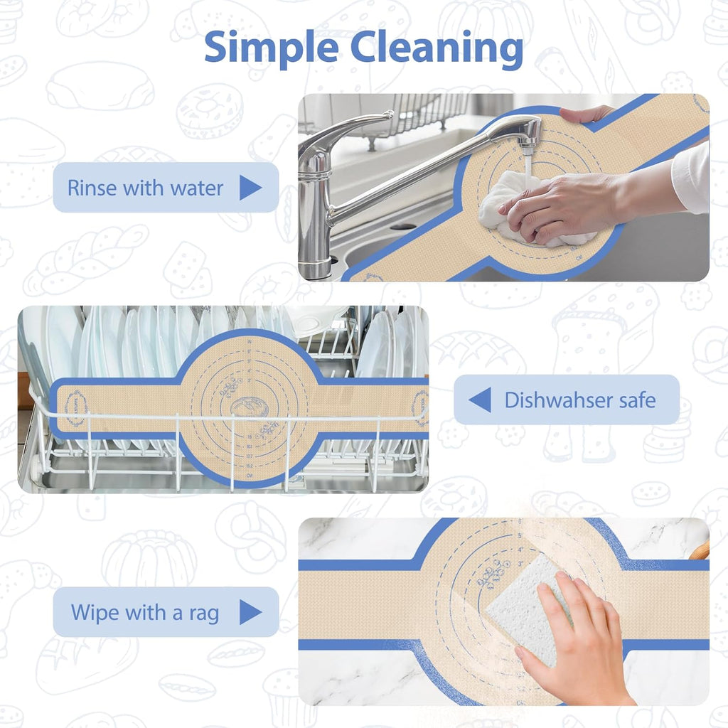 Silicone Bread Sling by [Brand Name] - Non-Stick Sourdough Baking Mat for Easy Transfer | 2PCS